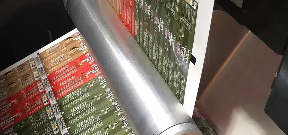 An image of the Stickerprintingchina team consulting on a print job, showing expertise and control